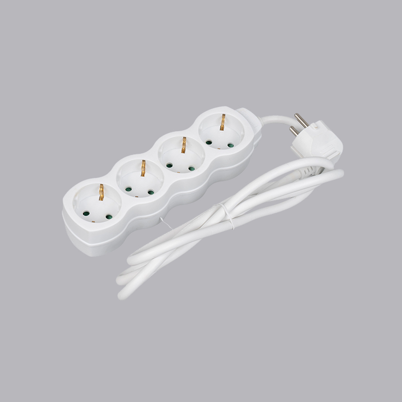 LOG-04 Tysk typ kalebassformad 4-vägs grenuttag Multi-Socket