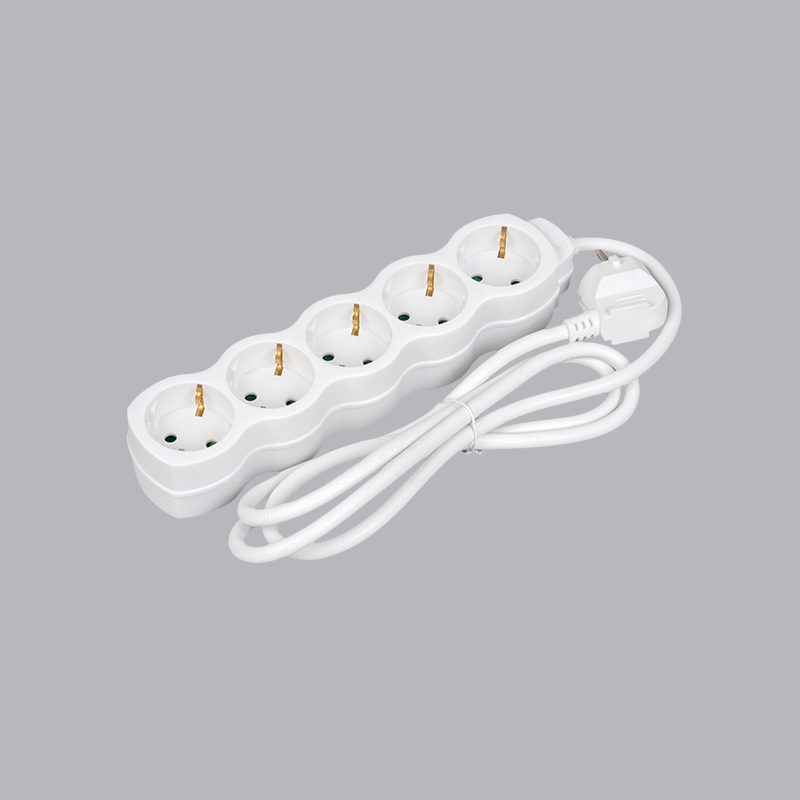 LOG-05 Tysk kalebassformad 5-vägs grenuttag Multi-Socket