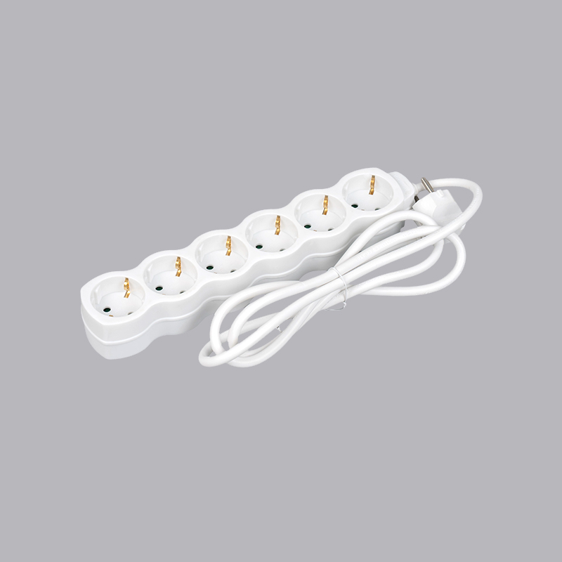 LOG-06 Tysk typ kalebassformad 6-vägs grenuttag Multi-Socket