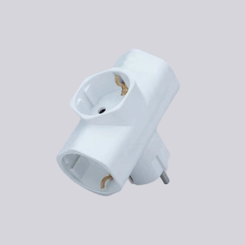 G01-03 tysk typ tre runda pluggar adapter
