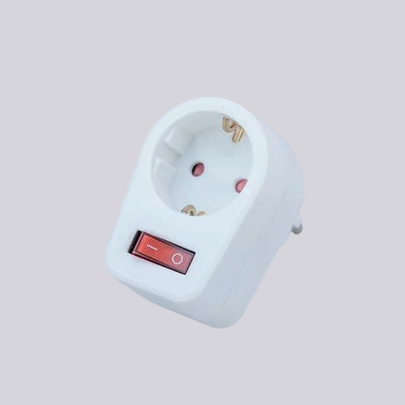 G01-01K tysk typ en rund kontakt med strömbrytaradapter